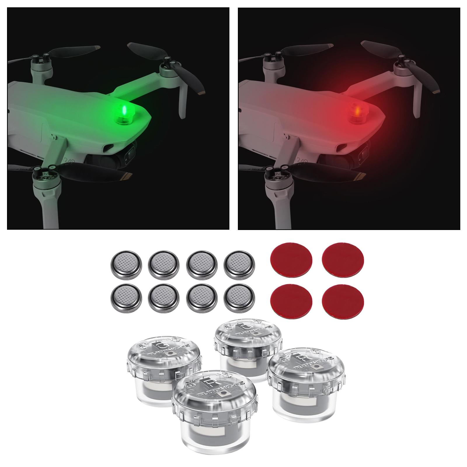 Drone Battery Alarm - 4x Lampu LED Penerangan Malam untuk