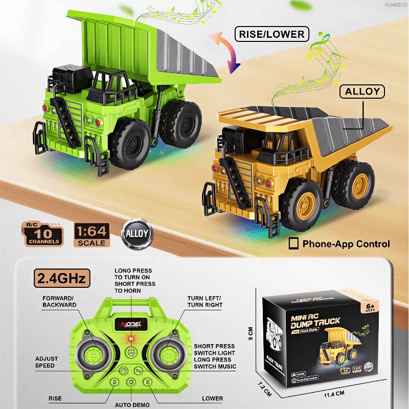 1:64 Remote Control dan Truk F - Drone Battery Alarm ulasan dan harga