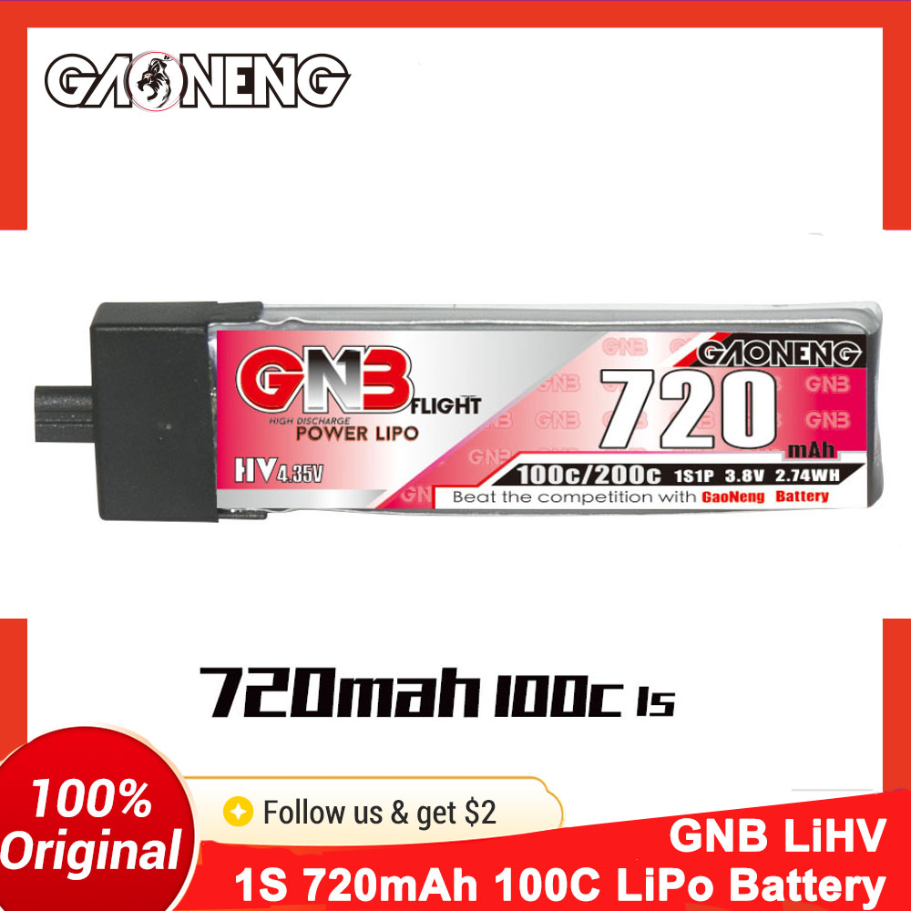 GAONENG GNB 1S 3.8V 720mAh 100 - Drone Battery Li-Ion ulasan dan harga